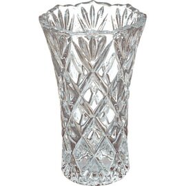 Vase SATURN Glas Relief  Ø 148 mm  H 240 mm Produktbild