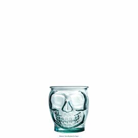 Skull Tumbler San Miguel Skull 40 cl Glas mit Relief  H 105 mm Produktbild