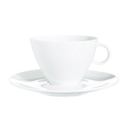 Restposten | Untertasse, "VINTAGE UNI WEISS",  Ø 175 mm, H 22 mm Produktbild