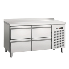 Kühltisch S4-150 MA 350 Watt 101 ltr | Aufkantung | 4 Schubladen Produktbild