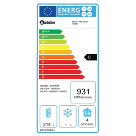 Kühltisch T3 MA 414 Watt 214 ltr | Aufkantung | 3 Flügeltüren Produktbild 1 S