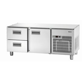 Unterbau-Kühltisch Gastronorm 1400T1S2 507 Watt 120 ltr | Volltür | 2 Schubladen Produktbild 0 L