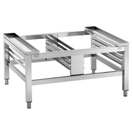 115071 Untergestell für 1/1 GN-Dämpfer, Chromnickelstahl, Aufnahmefähigkeit 6 x 1/1 GN, 14,2 kg, 850 x 700 x H 400 - 450 mm Produktbild