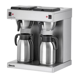 Doppel-Kaffeemaschine Contessa Duo | 2 x 2,0 ltr | 230 Volt 3300 Watt  | 2 Warmhalteplatten Produktbild