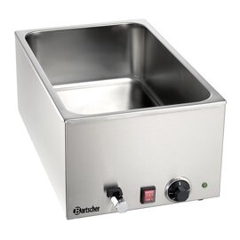 Wasserbad | Bain Marie Gastronorm - 150 mm  • 1200 Watt | Wasserauslaufhahn Produktbild