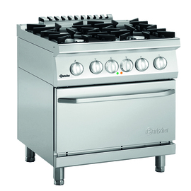 Gasherd 70040 EB21 mit Backofen Elektro | 4 Kochstellen Gas Produktbild