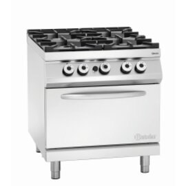 4 Flammen Gasherd Gastronorm 32,5 kW | Backofen Produktbild