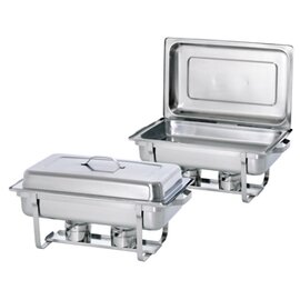 Chafing Dish GN 1/1 Twin Set abnehmbarer Deckel  L 610 mm  H 300 mm Produktbild