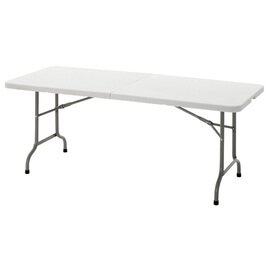 Multi-Tisch, faltbar, Tragegriffe, stabile Kunststoffoberfläche, Füße Stahl lackiert, B 1829 x T 762 x H 736 mm, Gewicht: 19,3 kg Produktbild