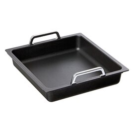 Gastronormpfanne  • Aluguss  • antihaftbeschichtet 5 ltr | 355 mm  x 325 mm  H 100 mm | 2 Edelstahlgriffe Produktbild