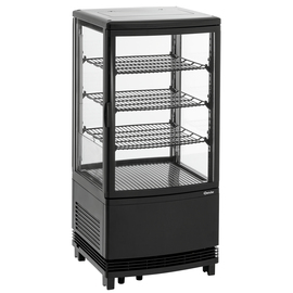 Mini-Kühlvitrine 75L2T schwarz Produktbild