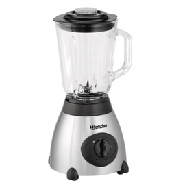 Blender 1,5L Glas silberfarben Produktbild