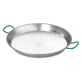 Paella-Pfanne, Ø 30 cm, polierter Stahl, Griffe beidseitig, Gewicht: 0,55 kg Produktbild