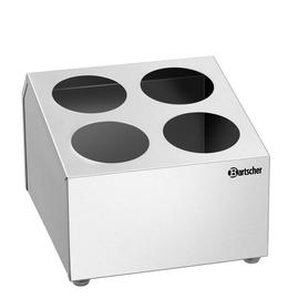 Besteckbeh&auml;lter BK40 Edelstahl 4 F&auml;cher Produktbild
