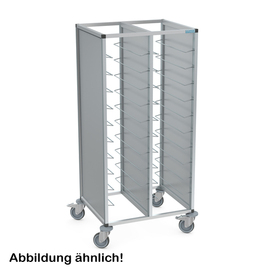 Tablett-Abräumwagen 2/14 GN TAWALU  | 325 x 530 mm  H 1635 mm Produktbild