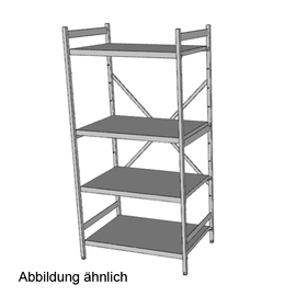 Standregal NORM 5 | 4 geschlossene Auflage(n) | 1400 mm x 600 mm H 2000 mm Produktbild