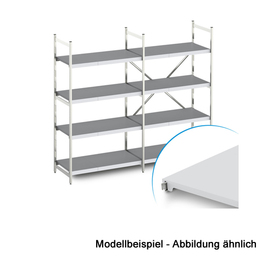 Standregal NORM 12 DRSN12 Kühlraum 2 400 mm H 1800 mm | 4 geschlossene Auflage(n) Produktbild