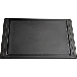 Cutting Board Kunststoff schwarz mit Saftrille 350 mm x 236 mm Produktbild