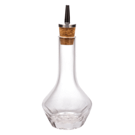 Bitterflasche Glas 100 ml geschliffen Ø 76 mm H 127 mm Produktbild