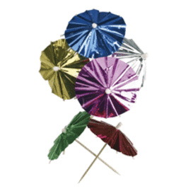 Eisschirmchen  • Schirm verschiedene Farben  Ø 80 mm  | 144 Stück Produktbild