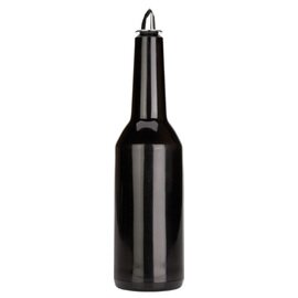 Flairbottle 750 ml Kunststoff schwarz silber Produktbild