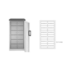 Fächerkühlschrank 481-12 F MULTIPOLAR | 12 Fächer | Türanschlag links Produktbild