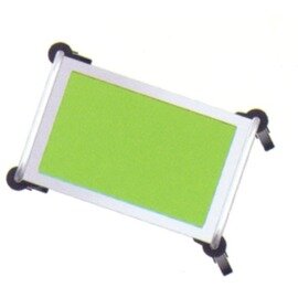 Servierwagen SW-640 RL-2 silberfarben hellgrün  | 2 Borde  | mit hellgrünen Glasböden Produktbild
