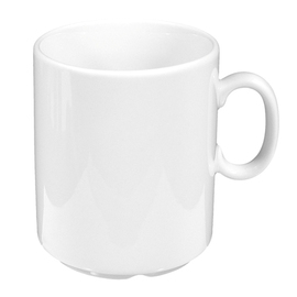Kaffeebecher MERAN 310 ml H 94 mm Porzellan weiß Produktbild