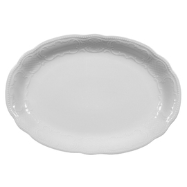 Platte SALZBURG oval 380 mm x 263 mm Porzellan weiß Produktbild