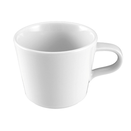 Kaffeetasse 180 ml MANDARIN konisch weiß Porzellan Produktbild