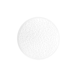 Teller flach NORI weiß Ø 166 mm Porzellan Vollrelief Produktbild