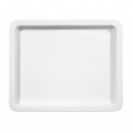 Restposten | GN-Behälter GN 1/2  x 100 mm Porzellan weiß Produktbild 0 L