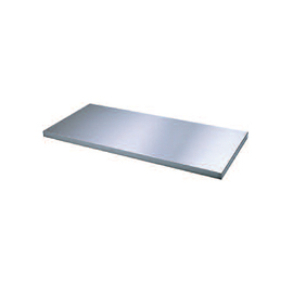 Arbeitsplatte Edelstahl L 800 mm x 800 mm | Materialstärke 1,5 mm Produktbild