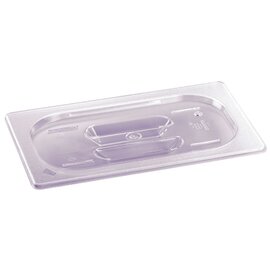 551 450 Gastronorm-Deckel, GD-K 1/6, mit Griffmulde, für 1/6 Gastronorm-Behälter, Material: Polycarbonat Produktbild