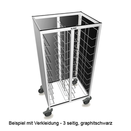 Tablett-Abräumwagen TAW 2 x 10 GN  | 530 x 325 mm  H 1550 mm Produktbild 2 S