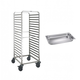 Regalwagen RWR 161 inkl. 20 GN-Behälter Produktbild