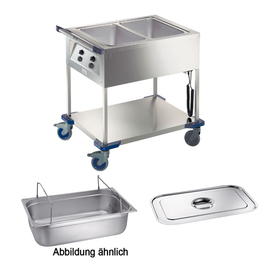 Speiseausgabewagen SAW 2 inkl. 2 GN-Behälter | 2 GN-Deckel Produktbild