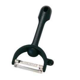 Gem&uuml;se-/Spargelsch&auml;ler "Niro", Pendler und  Klinge aus rostfreiem Edelstahl, Griff aus PP schwarz, frei bewegl. Pendler und aufgeschraubte Klinge, ergonomisches Design Produktbild