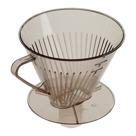 Stutzen-Kaffeefilter Kunststoff transparent | Filtergröße 4 Produktbild