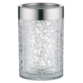 Aktiv-Flaschenkühler CHRYSTAL Crystal Kunststoff Edelstahl vereist transparent doppelwandig Produktbild