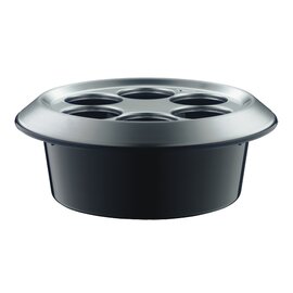 RESTPOSTEN | Konferenzkühler Konferenzboy Kunststoff Aluminium schwarz  H 300 mm | passend für 6 Flaschen Produktbild