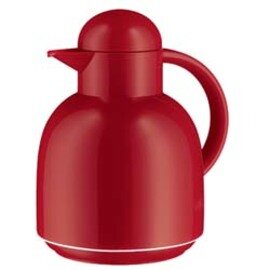 Isolierkanne Neat, GV 1,0 L, ca. 8 Tassen, aus hochwertigem Kunststoff, alfiDur-Vakuum-Hartglaseinsatz, rot Produktbild