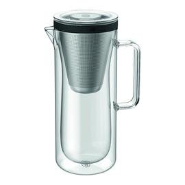 Kaffeezubereiter COFFEE MOTION Kunststoff Glas Borosilikat mit Deckel doppelwandig Direktbrühung 1000 ml Produktbild