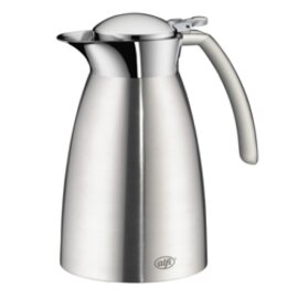 Isolierkanne GUSTO TT 0,6 ltr Edelstahl matt Vakuum-Hartglas Drehverschluss Produktbild