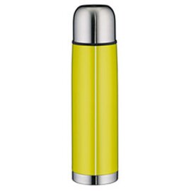 Isolierflasche ISOTHERM ECO 0,75 ltr Edelstahl grün gelb Drehverschluss Produktbild