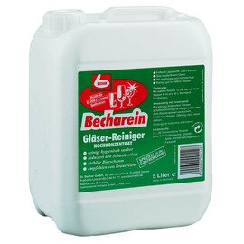 Becharein Gläser Reiniger 5 Liter Kanister Produktbild