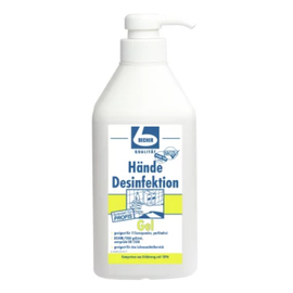 Händedesinfektionsgel 1 ltr Dispenserflasche passend für Eurospender Produktbild