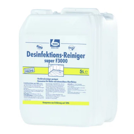 Desinfektionsreiniger super F3000 5 Liter Kanister passend für abwaschbare Oberflächen Produktbild
