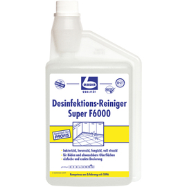Desinfektionsreiniger super F6000 1 Liter Dosierflasche passend für abwaschbare Oberflächen Produktbild
