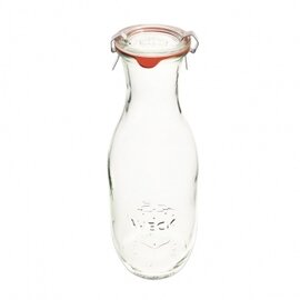 Weck®-Saftflaschen | 500 ml Ø 60 mm H 185 mm • Auflagedeckel | 6 Stück Produktbild